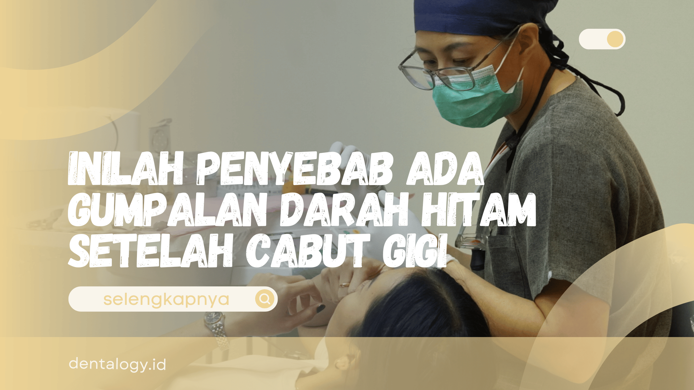 Gumpalan Darah Hitam Setelah Cabut Gigi